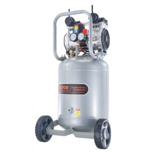 13 gallon ultra-quiet oil-free air compressor for garage