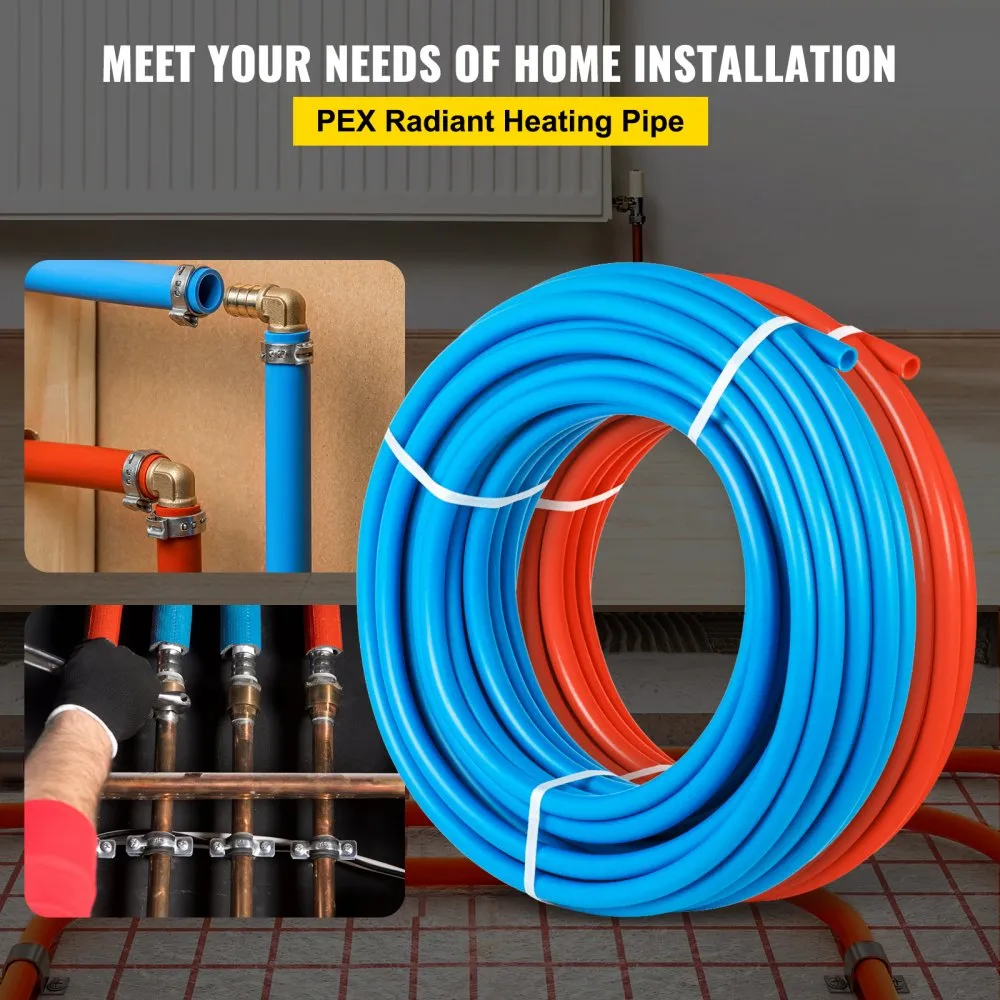 1/2 Inch Radiant Floor Heating PEX Tubing Combo 600ft