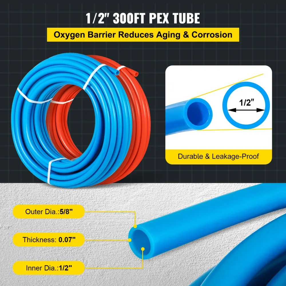 PEX Tubing Combo for Radiant Floor Heating & Plumbing - Image 3
