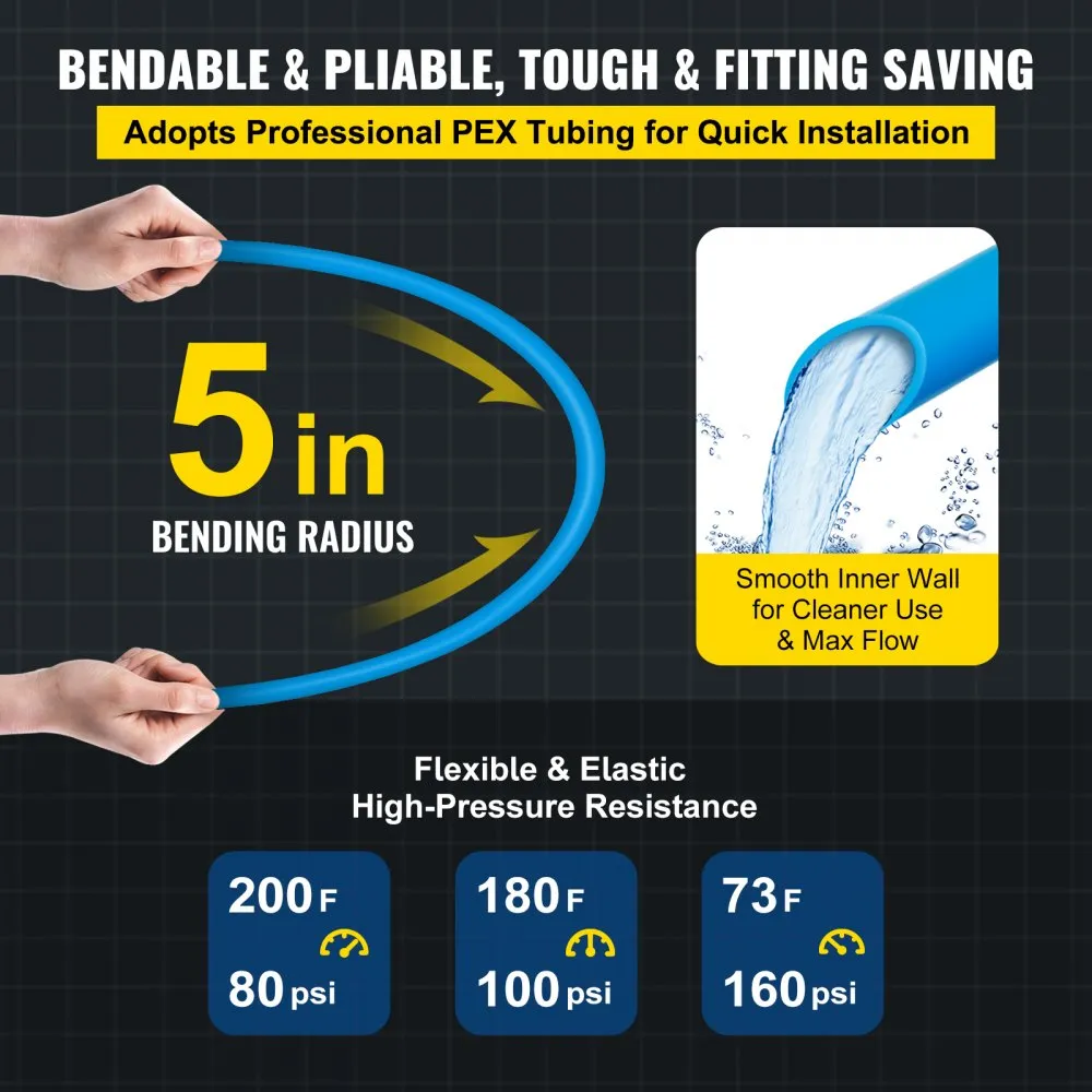PEX Tubing Combo for Radiant Floor Heating & Plumbing - Image 4