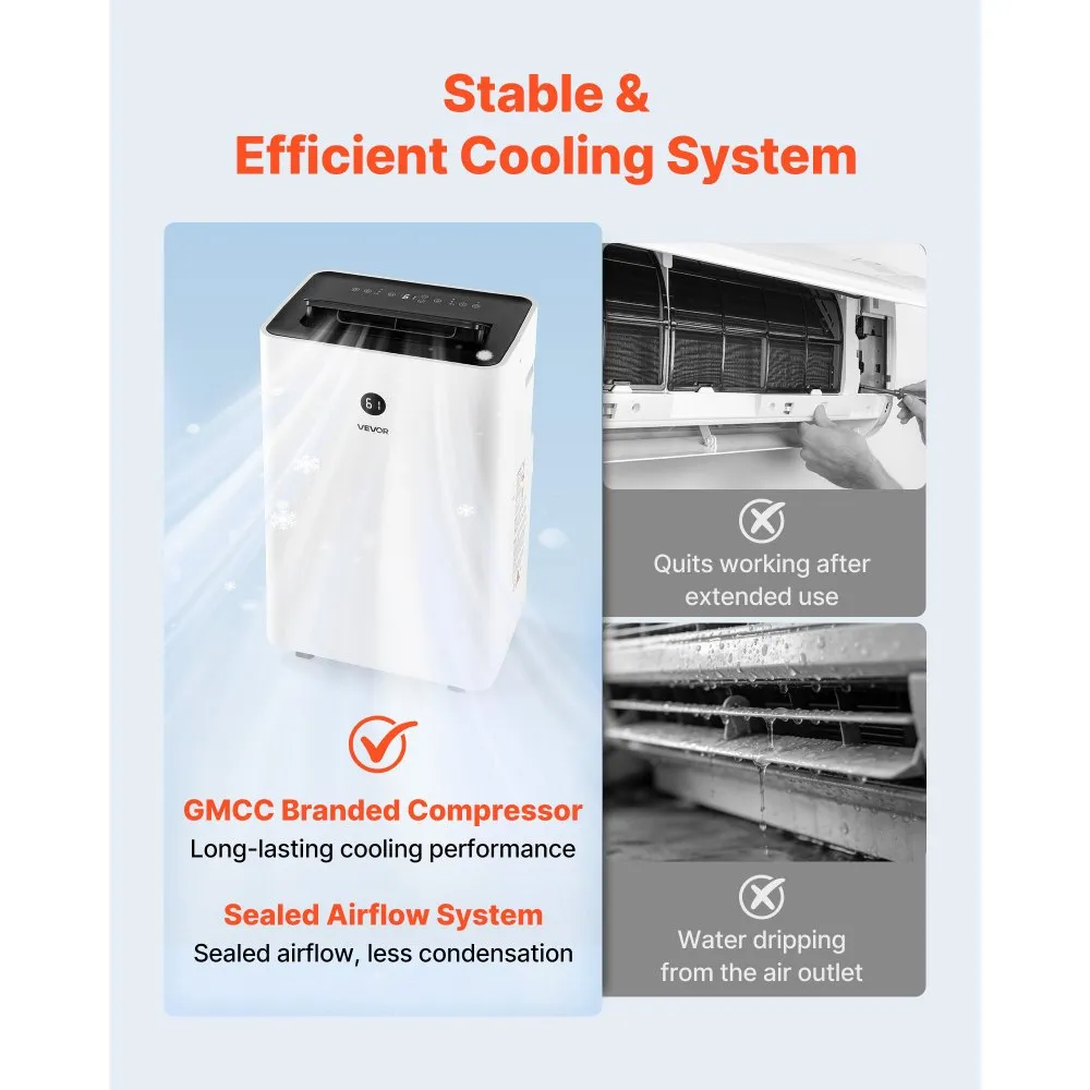 14000 BTU Portable Air Conditioner & Heater Combo - Image 5
