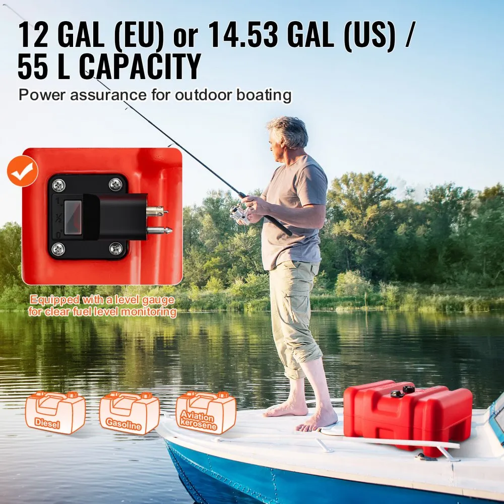 12 Gallon Portable Marine Fuel Tank - Image 4