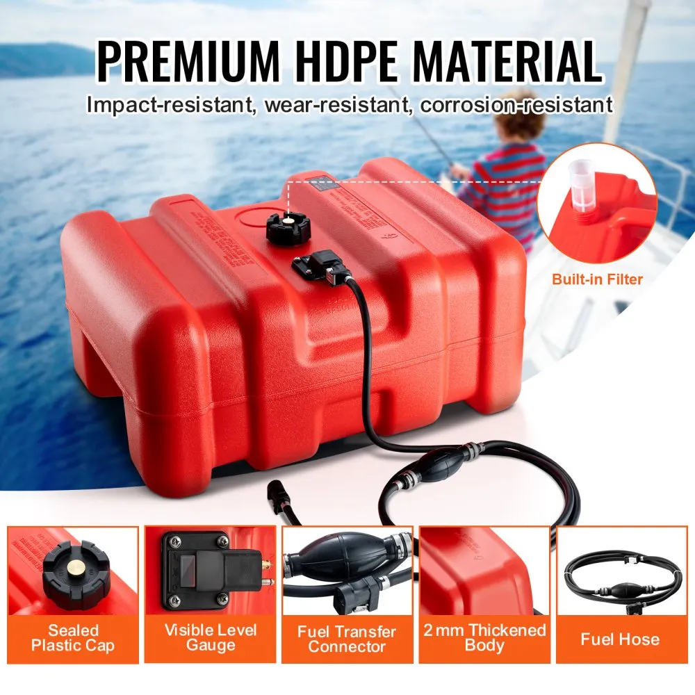12 Gallon Portable Marine Fuel Tank - Image 5