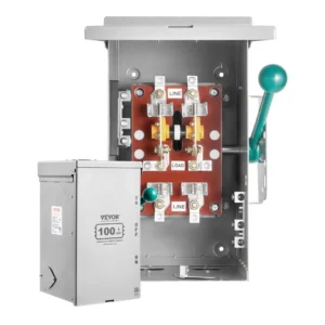 100A generator transfer switch for whole-house backup power