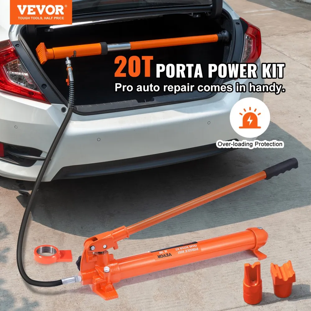VEVOR 20-Ton Porta Power Kit for Auto Body Frame Repair