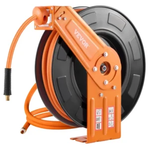 VEVOR 100ft retractable air hose reel for garage