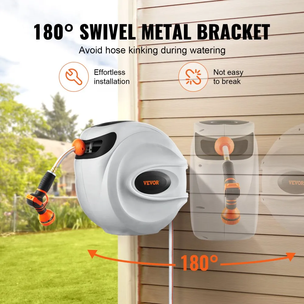 130 ft x 1/2" Heavy-Duty Garden Hose with Slow Return System - Image 3