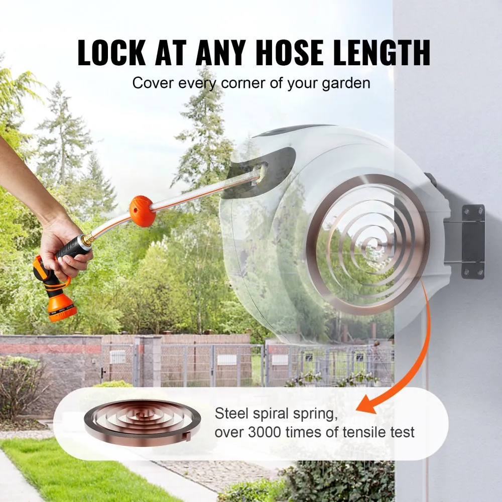 130 ft x 1/2" Heavy-Duty Garden Hose with Slow Return System - Image 4