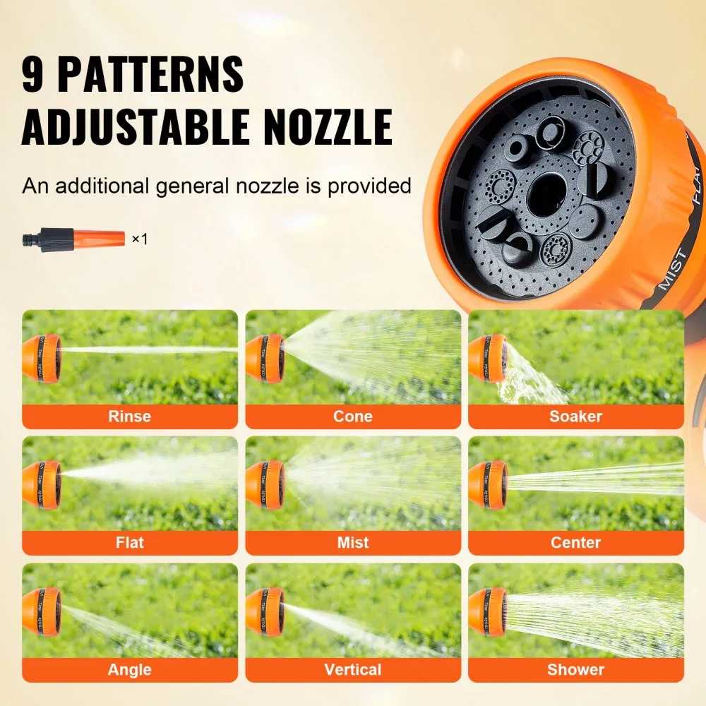 130 ft x 1/2" Heavy-Duty Garden Hose with Slow Return System - Image 5