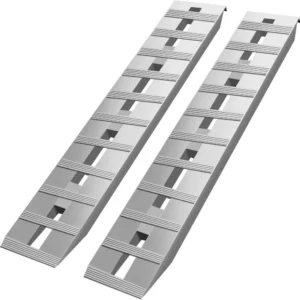 60-inch aluminum trailer ramps for heavy-duty truck loading