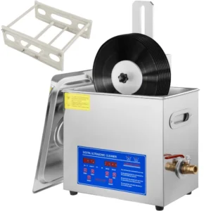 VEVOR 6L Ultrasonic Cleaner with Record Cleaning Rack