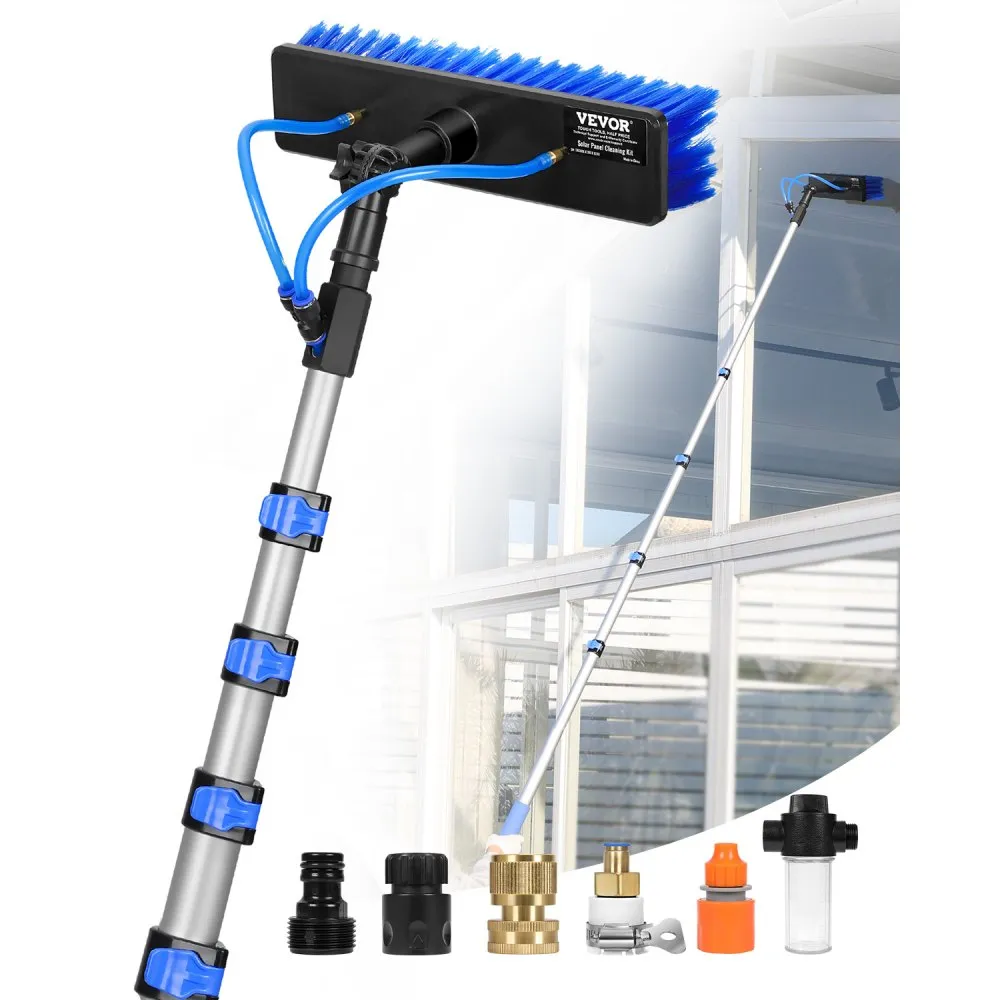 Professional 24ft Water Fed Pole Kit for Solar Panel Cleaning