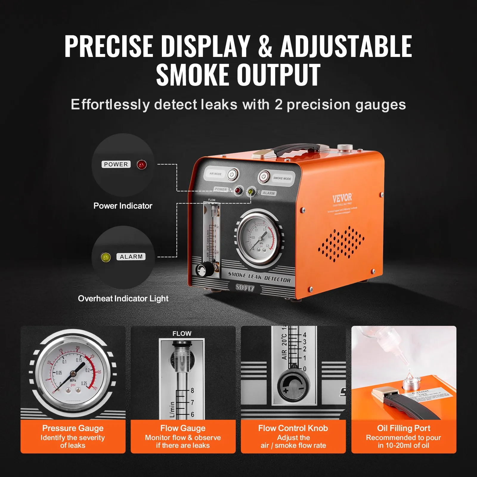 Professional Automotive Smoke Machine Leak Detector - Image 5
